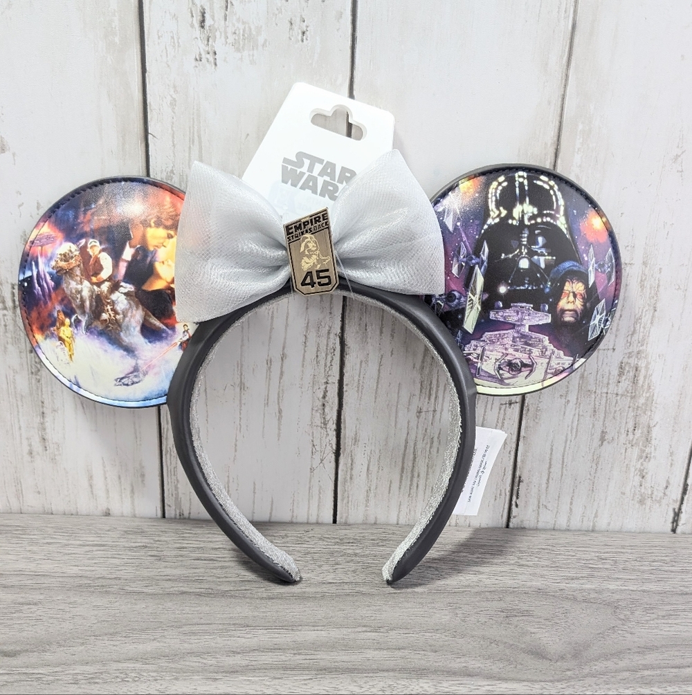 2025 Disney Star Wars Empire Strikes Back 45th Anniversary Ears Headband - NEW